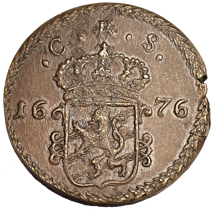 Karl XI - 1 Öre SM 1676