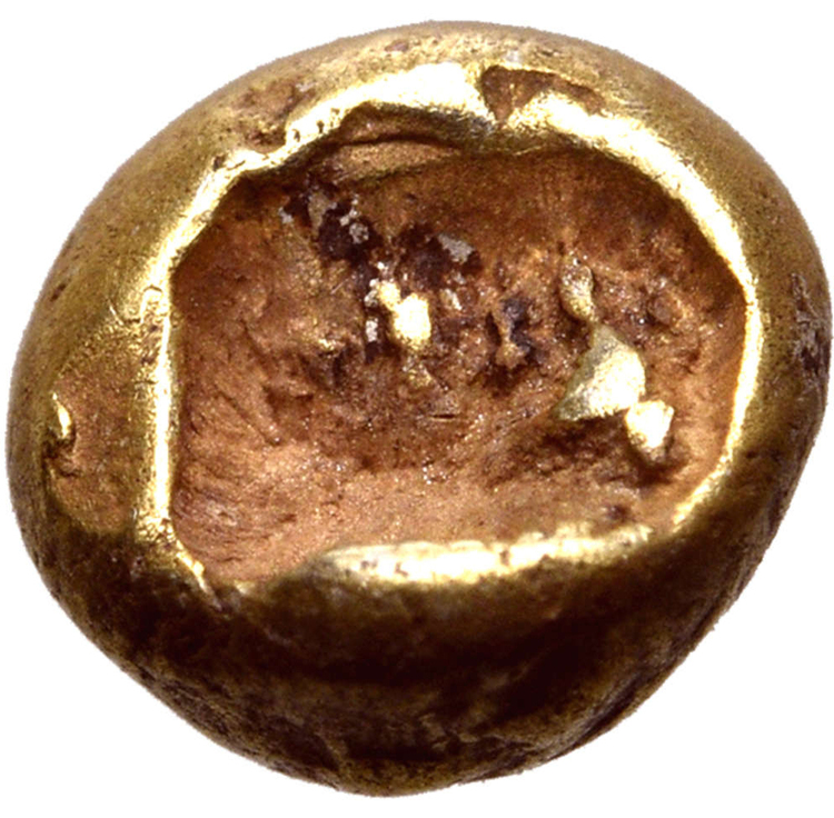 Ionien, osäker myntort 650-600 f.Kr - Protomynt, det första präglade myntlika myntet