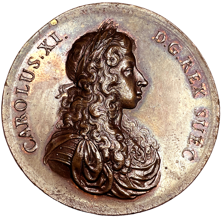 Karl XI rider Eriksgata 1673 av Arvid Karlsteen - MYCKET SÄLLSYNT