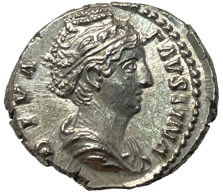 Faustina senior, gift med Antoninus pius (138-161) - PRAKTEXEMPLAR