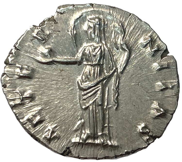 Faustina senior, gift med Antoninus pius (138-161) - PRAKTEXEMPLAR