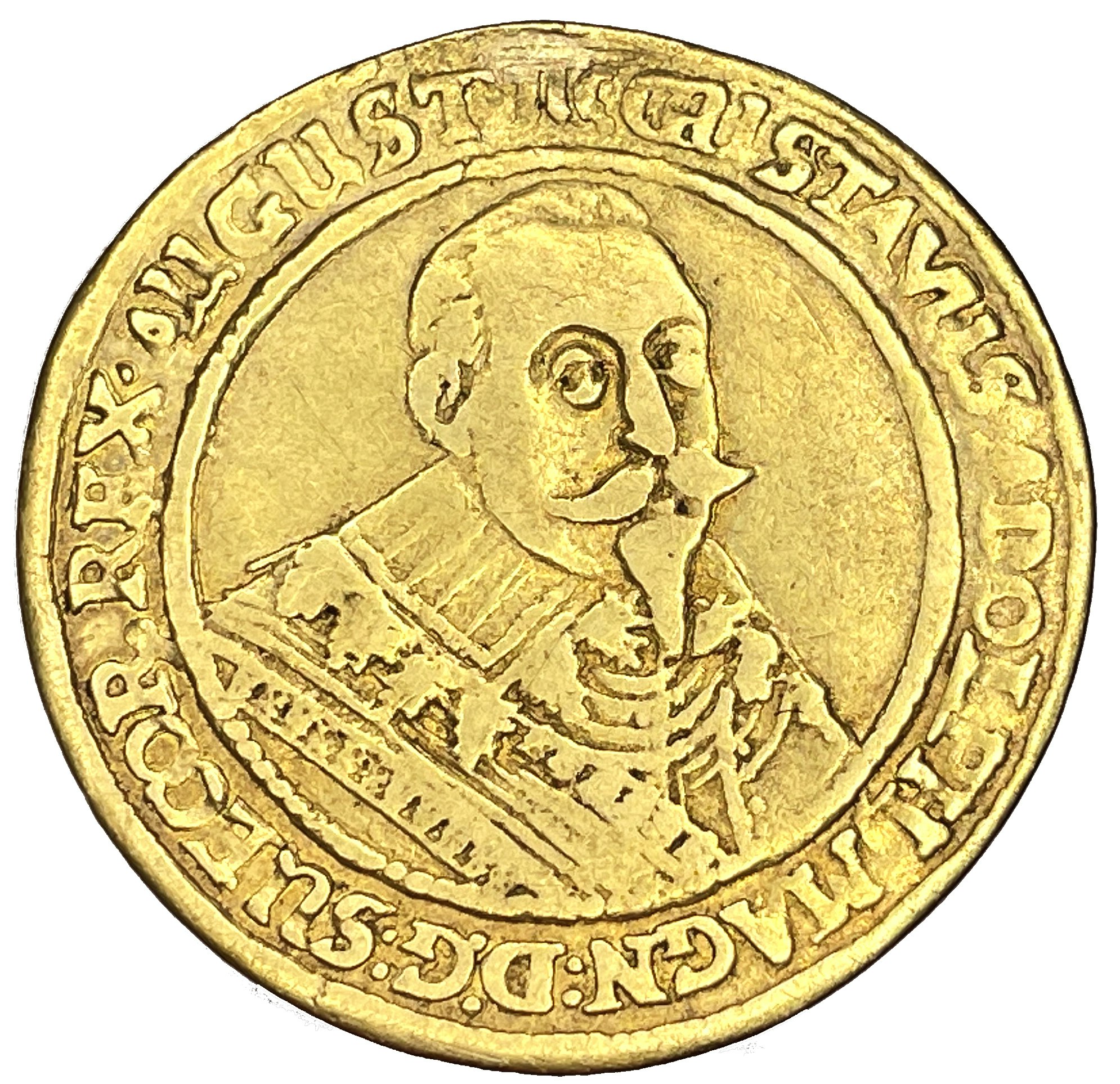 Gustav II Adolf - GULDMYNT - 2 dukater - kastmynt till konungens begravning 1634 - Ex. Svensson - troligtvis UNIK i privat ägo