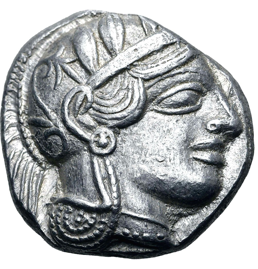 Attika, Aten, Tetradrachm 454-404 f.Kr - MYCKET VACKERT SKICK