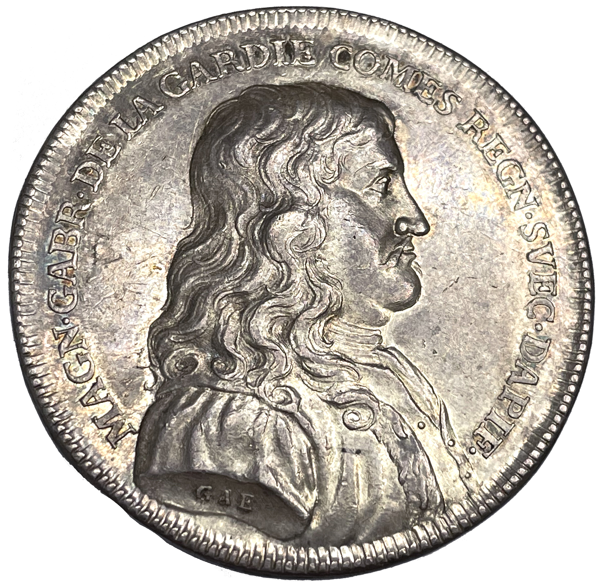 Magnus Gabriel De la Gardie 1622-1686 - Kristinas gunstling, ledare av Karl XI:s förmyndarregering - Historiskt signifikant, graverad av Enegren
