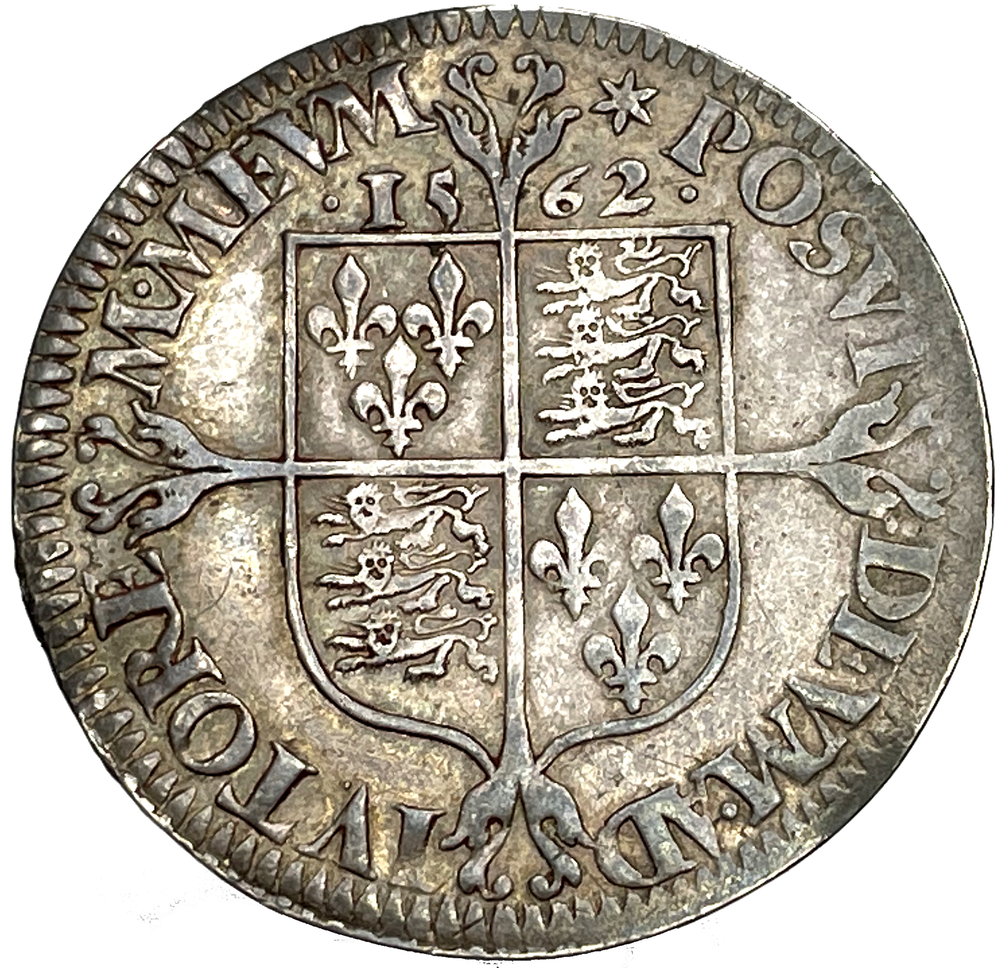 England, Tudor, Elizabeth I 1558-1603, sixpence 1562 - Bra exemplar för typen