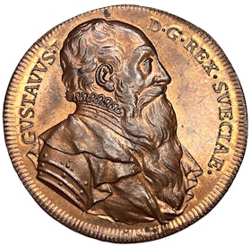 Gustav Vasa av Johann Carl Hedlinger - Hedlingers regentlängd nr 44 - ocirkulerat toppexemplar