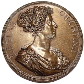Kristina i Rom ca 1685 av Giovanni Battista Guglielmada - Ex. samling Crona 1937
