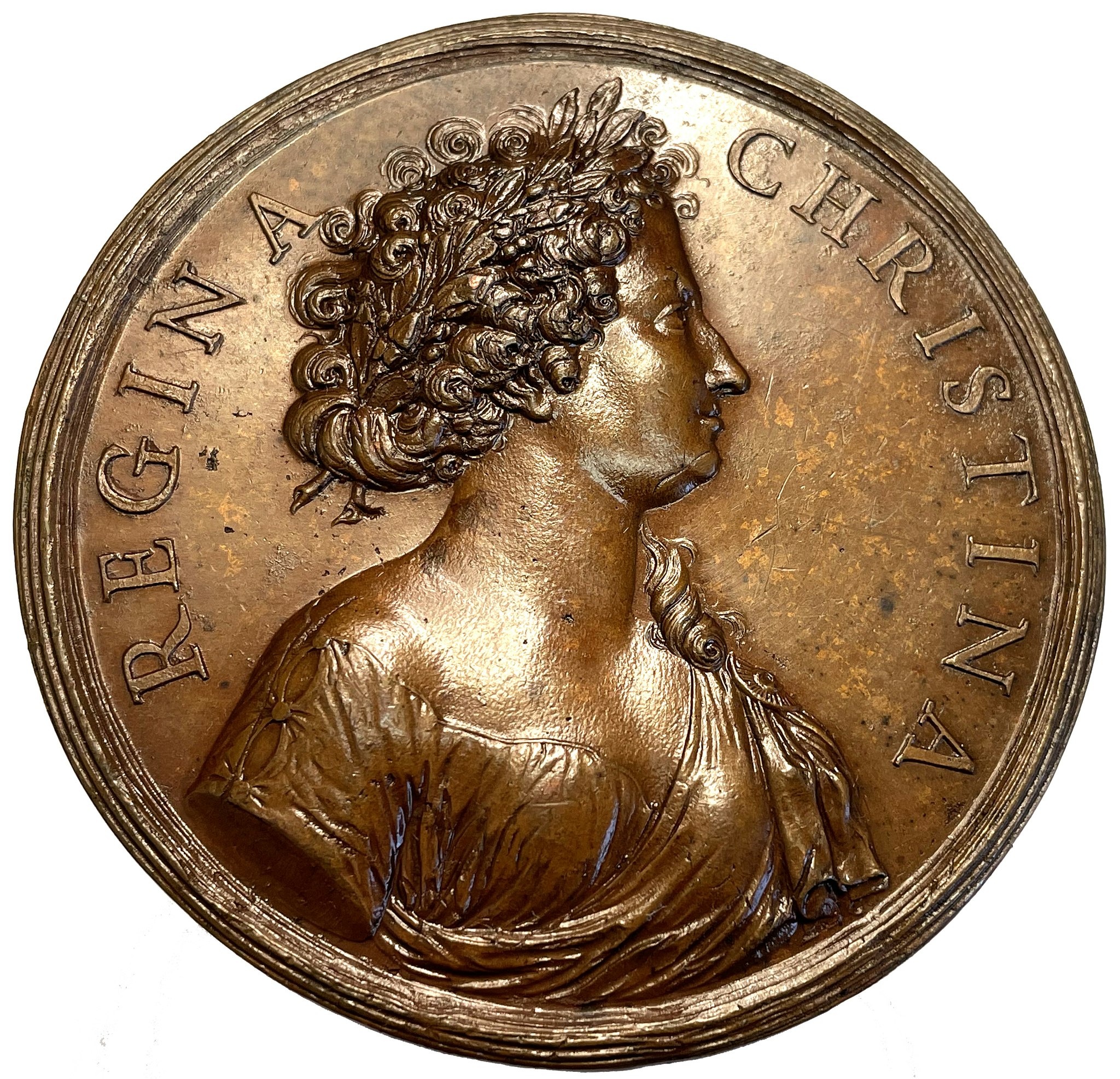Kristina i Rom ca 1685 av Giovanni Battista Guglielmada - Ex. Crona 1937