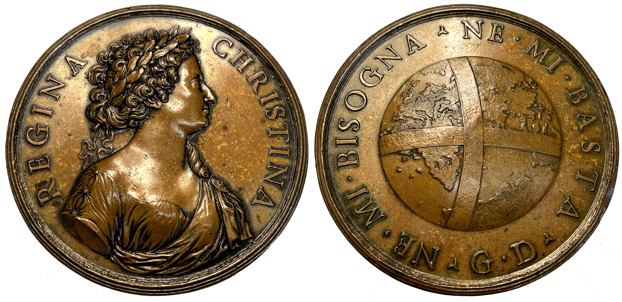 Kristina i Rom ca 1685 av Giovanni Battista Guglielmada