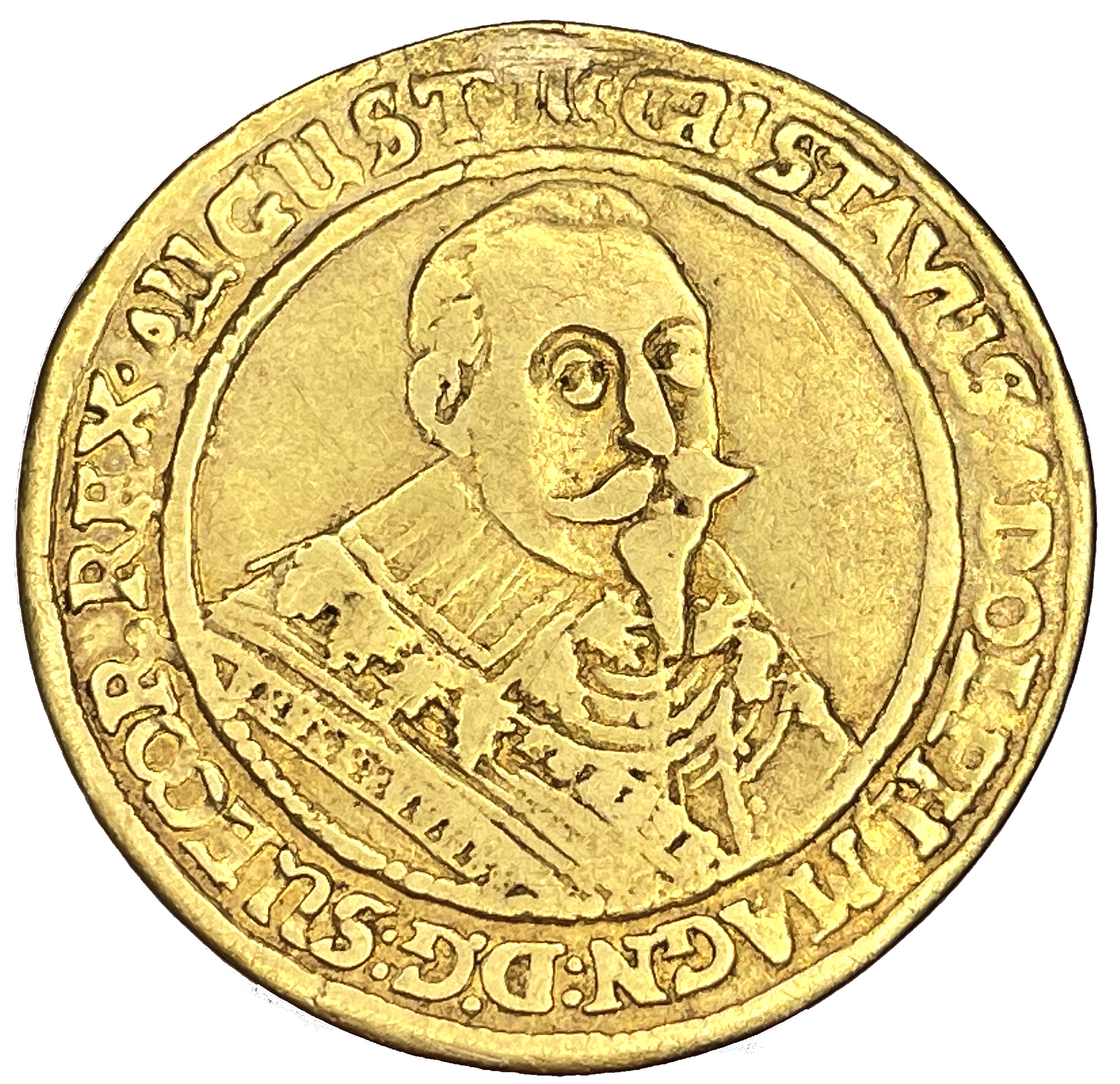 Gustav II Adolf - GULDMYNT - 2 dukater - kastmynt till konungens begravning 1634 - Ex. Svensson - troligtvis UNIK i privat ägo