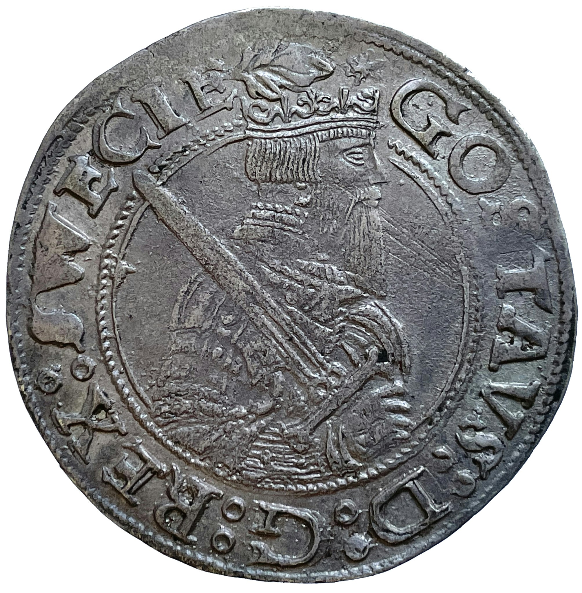 Gustav Vasa, Stockholm, 1/2 Mark 1560 - Vackert exemplar - Ex. Sven Svensson