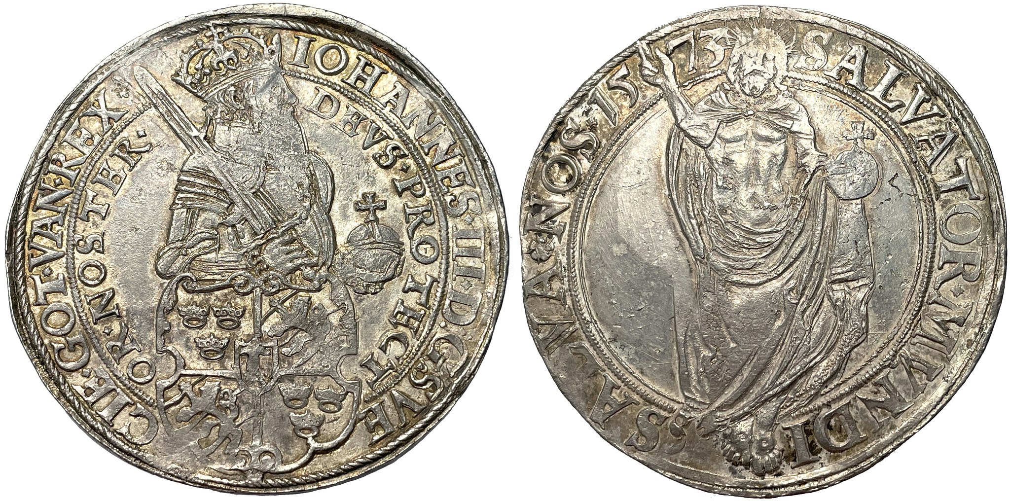 Johan III - Daler 1573 - Ett ocirkulerat exemplar med full präglingsglans