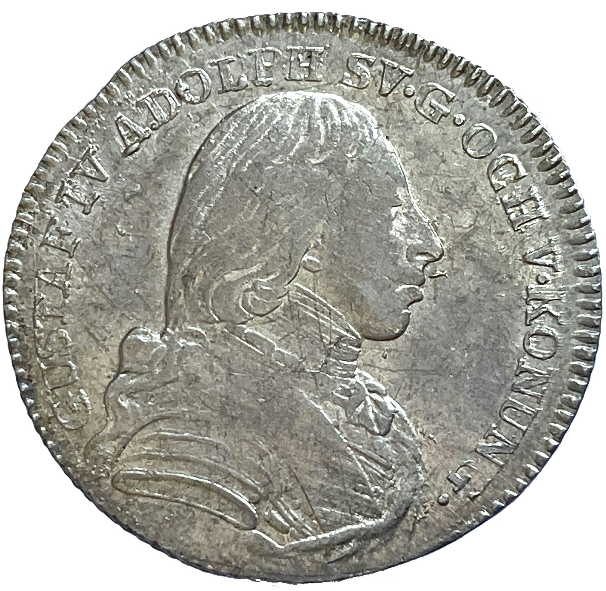 Gustav IV Adolf, 1/6 Riksdaler 1809