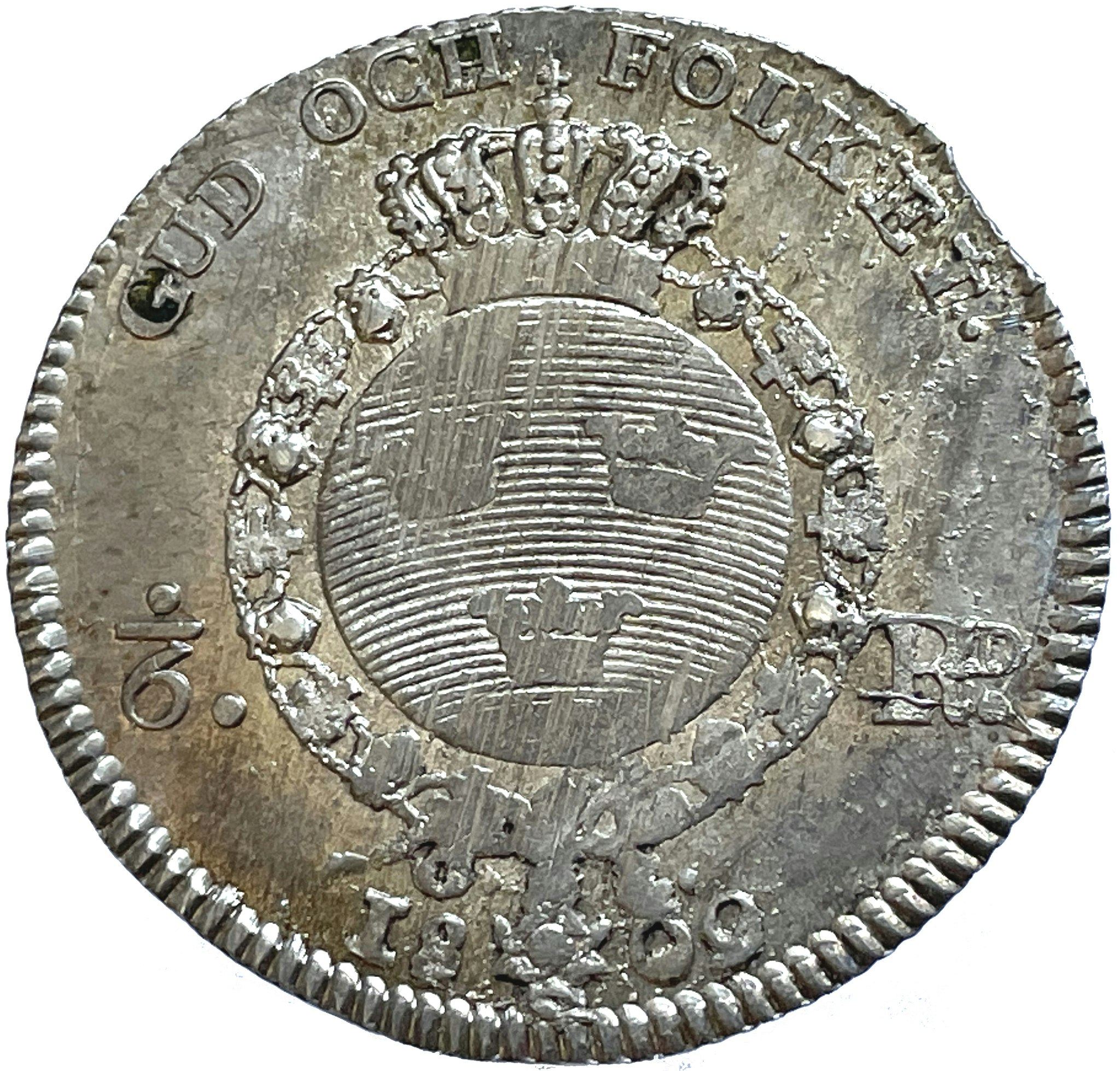 Gustav IV Adolf, 1/6 Riksdaler 1809