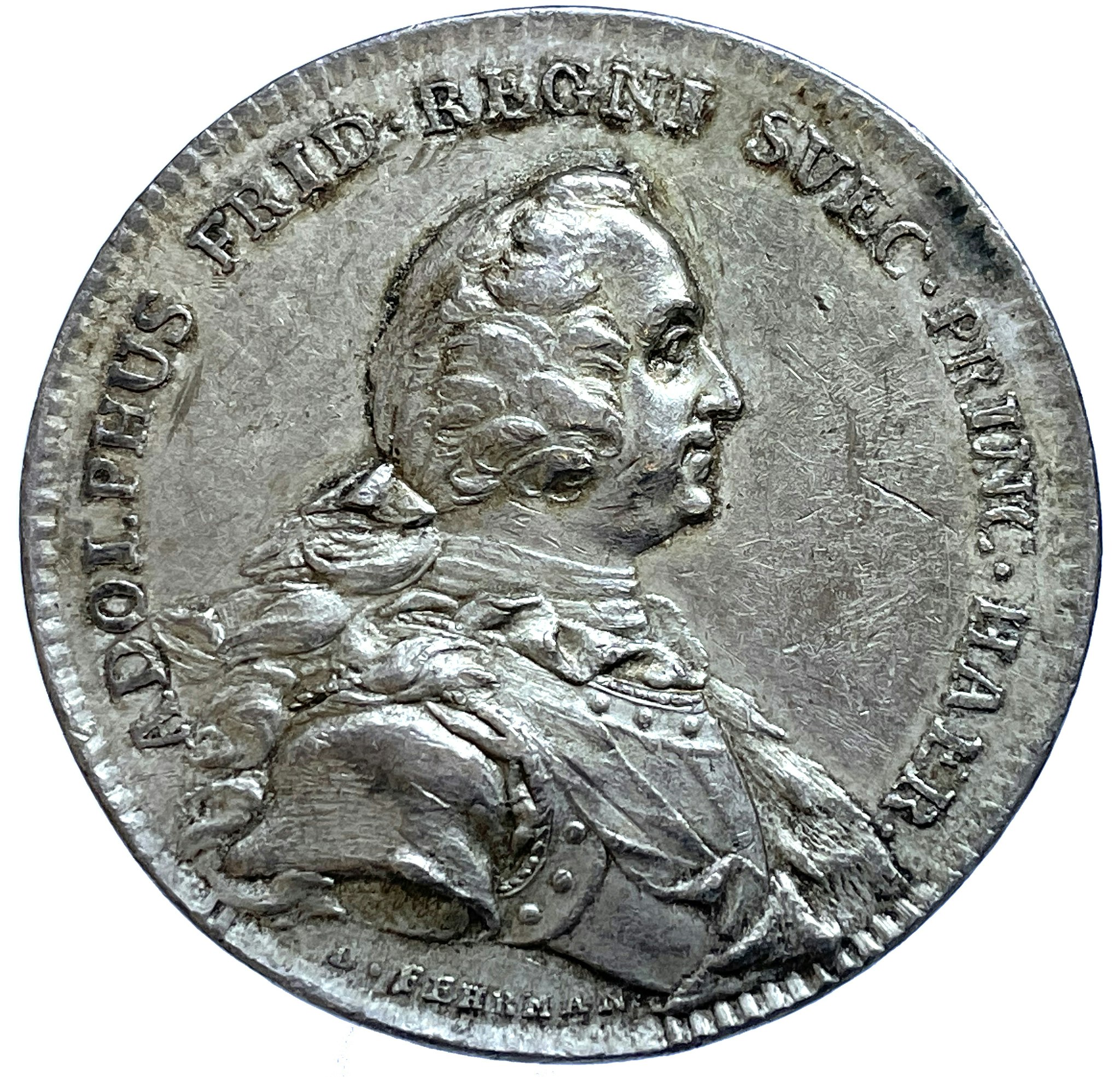 Tronföljaren Adolf Fredriks ankomst till Sverige den 25 september och intåget i Stockholm den 14 oktober 1743