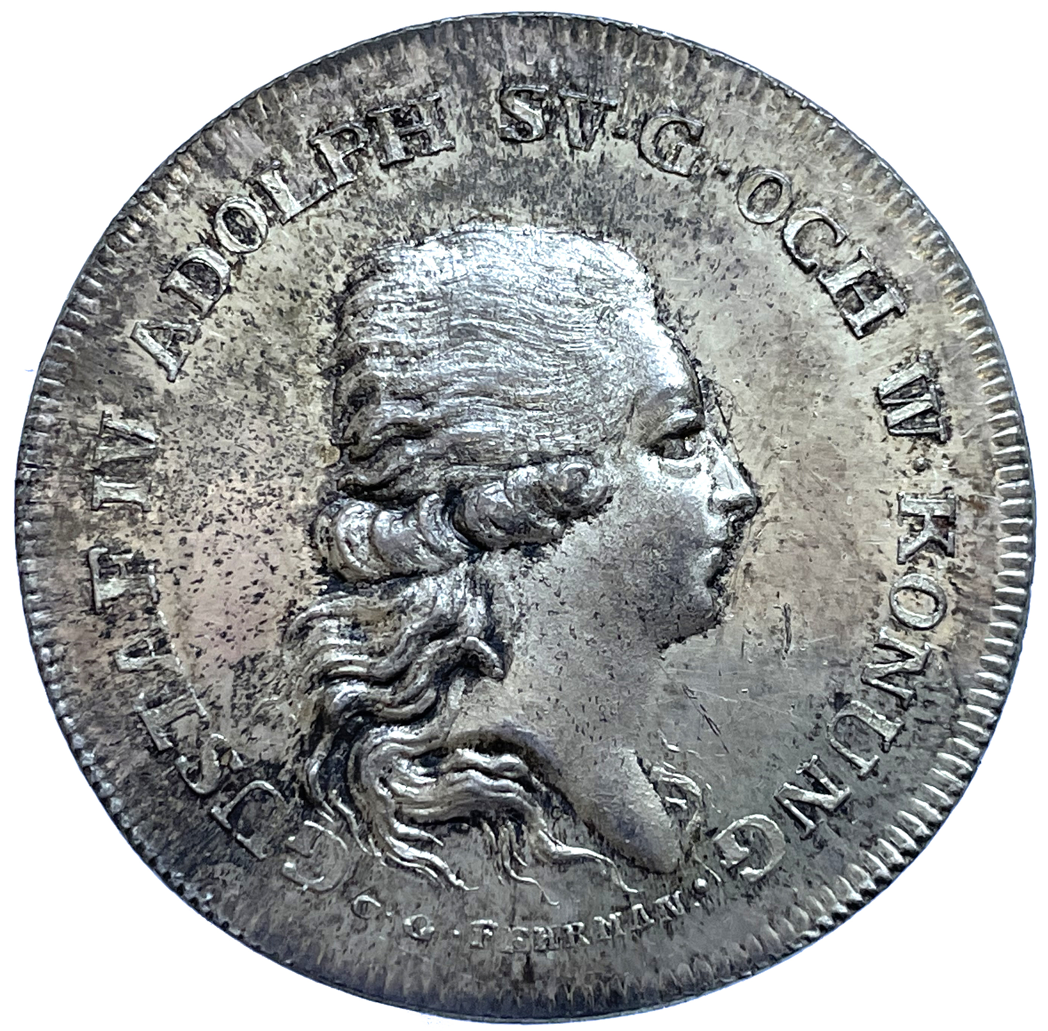 Gustav IV Adolf, Medalj utdelad vid tornerspelen år 1800 av Fehrman