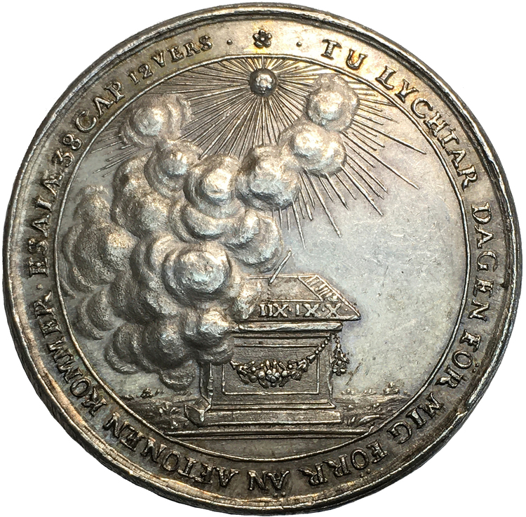 Christina Specht 1692-1721 - En synnerligen sällsynt medalj RRR