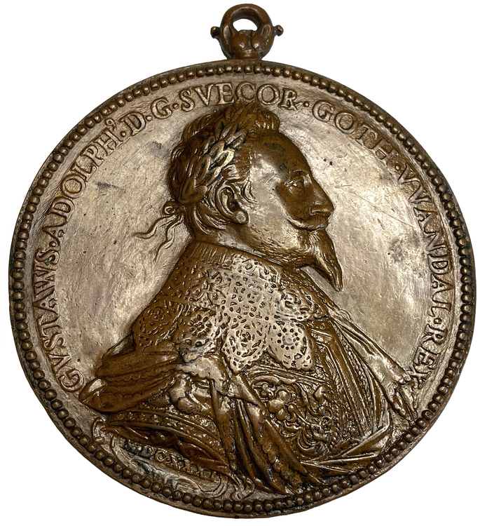 Gustav II Adolf och Erövringen av Würzburg 1631- EXTREMT SÄLLSYNT PRAKTMEDALJ - RRR
