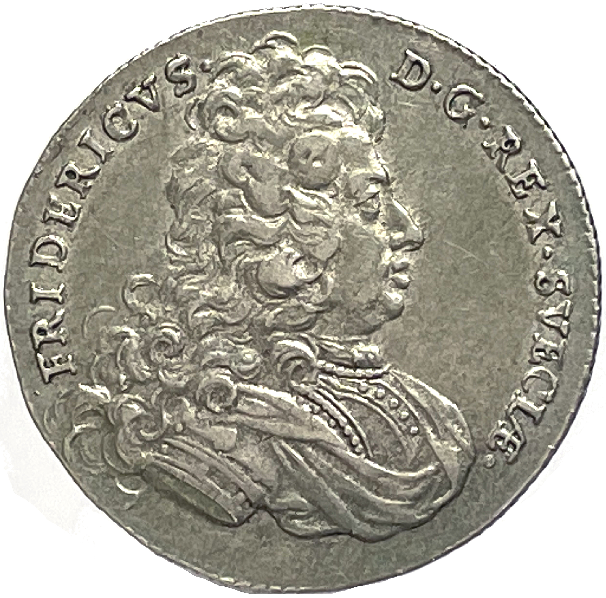 Fredrik I - Mark 1721 - Vackert exemplar - SÄLLSYNT