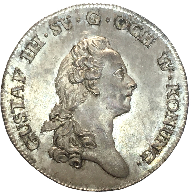 Gustav III - kastmynt 1778 - Ett ocirkulerat toppexemplar med fantastisk lyster