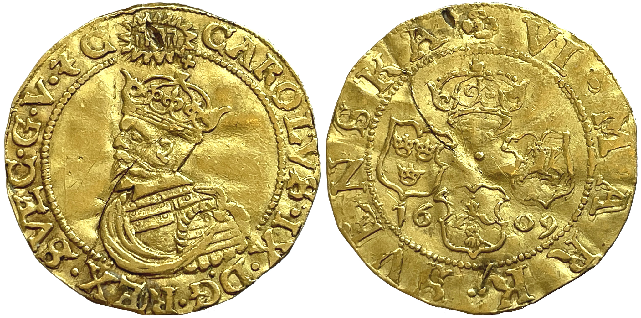 Karl IX, 6 Mark 1609 - RAR
