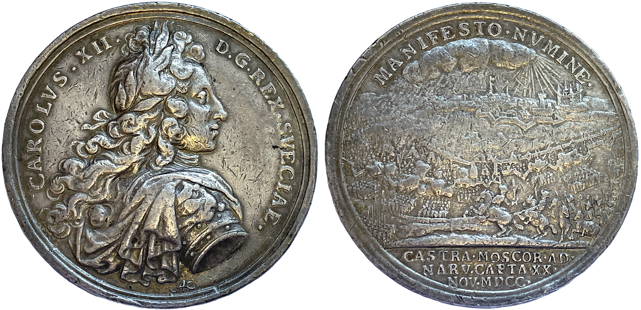 Karl XII - Svenskarnas lysande seger över den ryska i slaget vid Narva den 20 november 1700 av Arvid Karlsteen