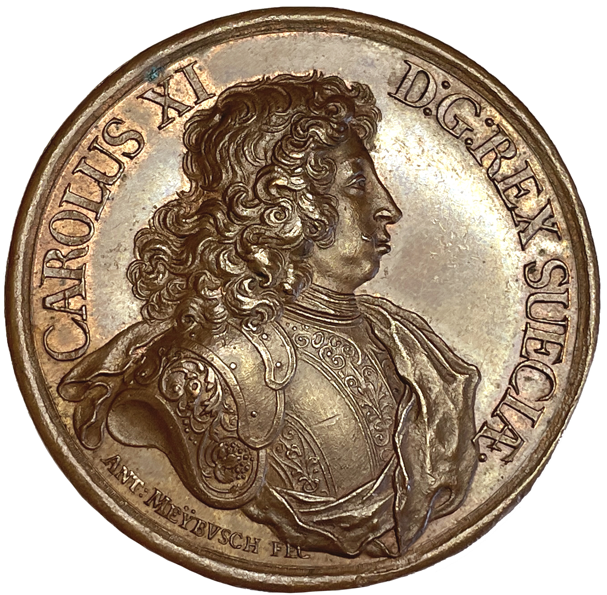 Karl XI - Slaget och segern vid Lund den 4 december 1676 av Anton Meybusch - Mycket sällsynt