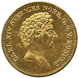 Karl XIV Johan, Vacker dukat 1843