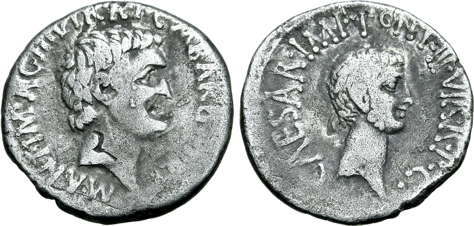 Markus Antonius och Oktavianus ca 41 f.Kr - Historiskt signifikant utgåva
