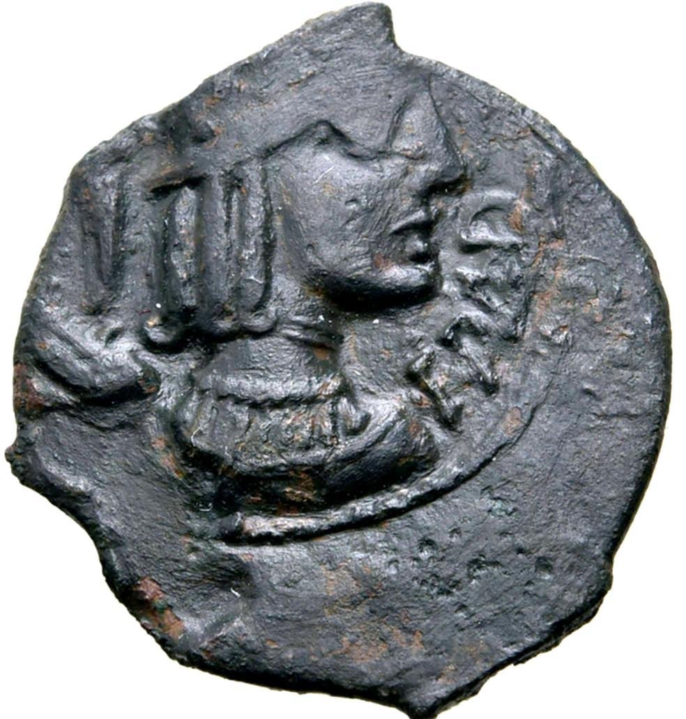 Centrala Gallien, Arverni Brons 18mm. Ca 50-30 f.Kr