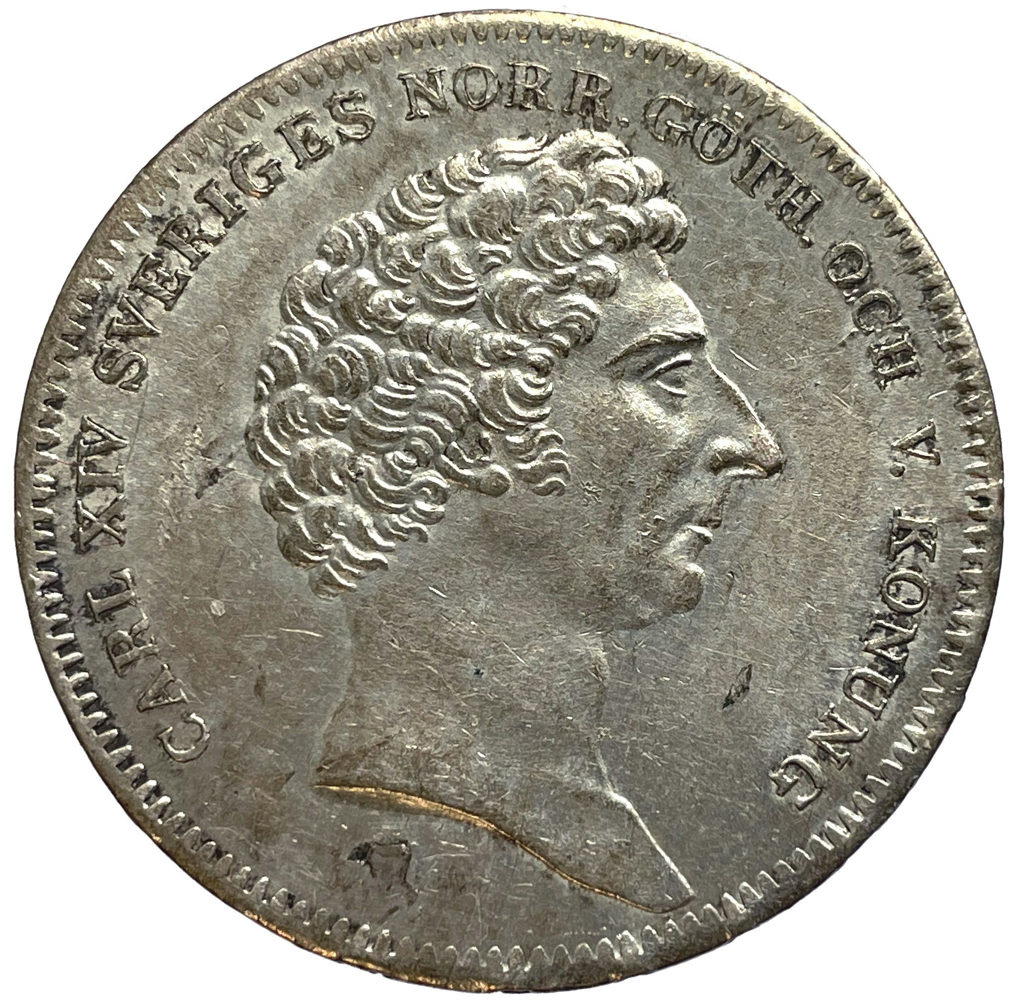 Karl XIV Johan - 1/2 Riksdaler Specie 1831