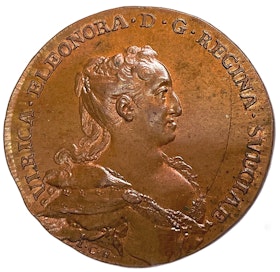 Drottning Ulrika Eleonoras födelsedag den 23 januari 1732 av Johann Carl Hedlinger