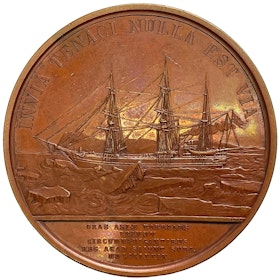 Nordostpassagen genomseglades 1878-1880 av Nordenskiöld med skeppet Vega av Lea Ahlborn