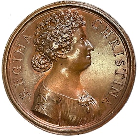 Kristina i Rom ca 1680 - Drottningens ringaktning av det jordiska och längtan efter något fullkomligare - Ex. Crona 1937:276