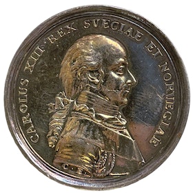Karl XIII - 50-års jubileum som Praeses Illustris i Kungliga vetenskaps societeten i Uppsala 1815 av Carl Enhörning