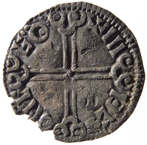 Olof Skötkonung ca 995-1022, Sigtuna Penning - Sveriges första myntningsperiod - Long Cross - Extremt sällsynt - RR