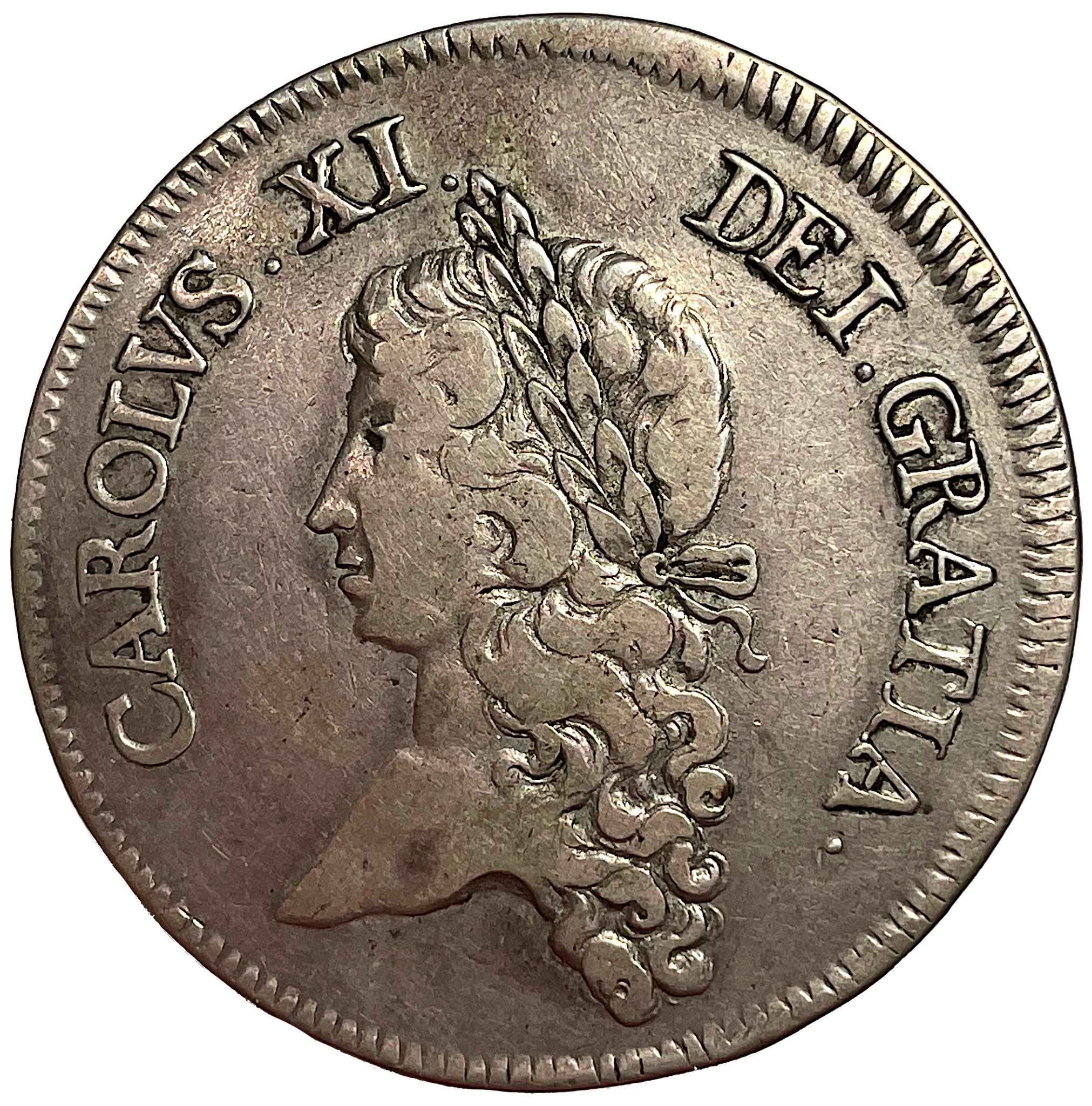 Karl XI - 4 Mark 1668 - Ett sällsynt typmynt