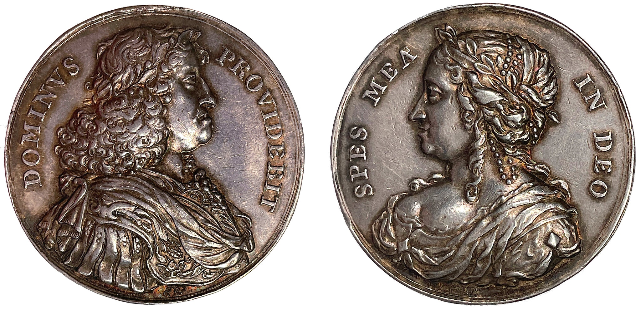 Frederik III (1648-1670) och  Sophie Amalie (1628-1684/5, gifta 1643), av Brunswick-Lüneburg av Erich Parise