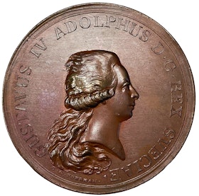Gustav IV Adolf till minne av Uppsala möte 1593-1793 - Ett vackert ocirkulerat exemplar av Carl Gustaf Fehrman