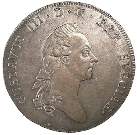 Gustav III, Riksdaler 1777 - Tilltalande exemplar