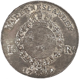 Gustav III, Riksdaler 1779 - Vackert exemplar