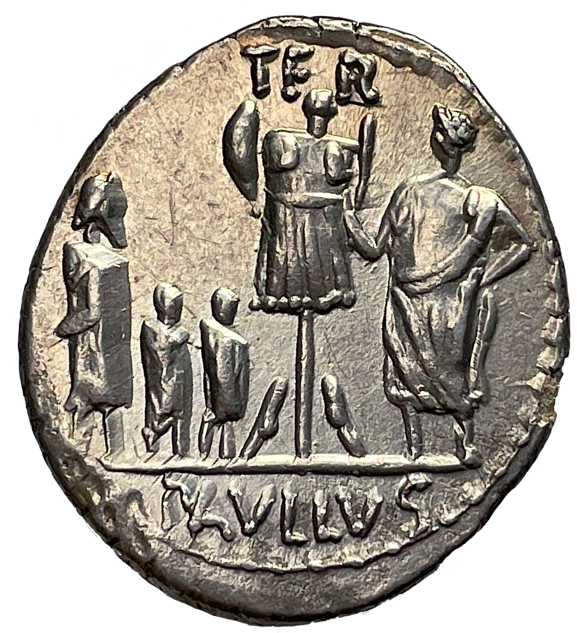L. Aemilius Lepidus Paullus AR Denar. Rome, 62 f.Kr och Tredje Makedoniska kriget - Ett historiskt intressant mynt i fantastisk kvalitet - MINT STATE