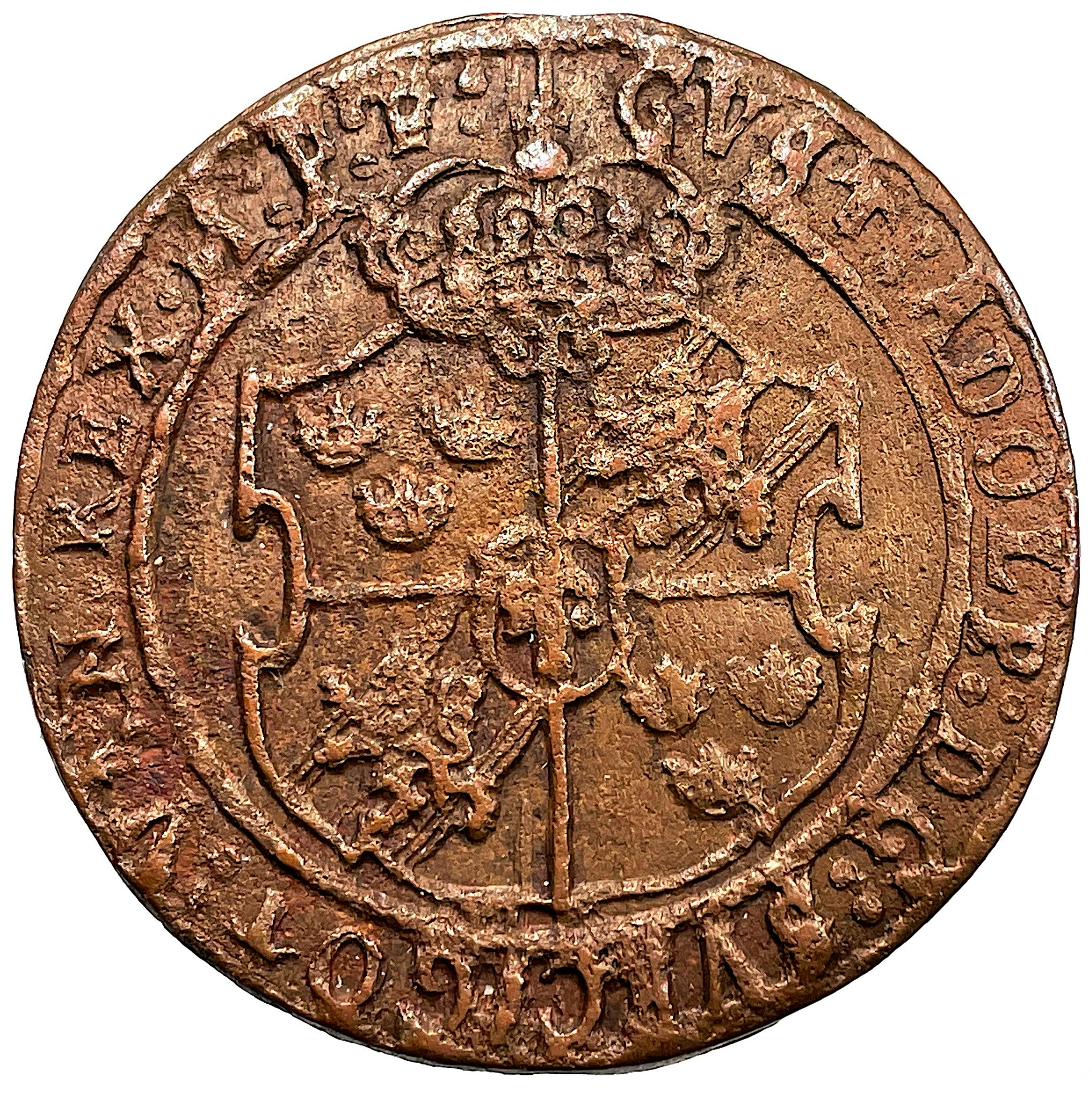 Gustav II Adolf - Säter - 1 Öre 1629 - utan NOVA men med CVPRE i omskriften