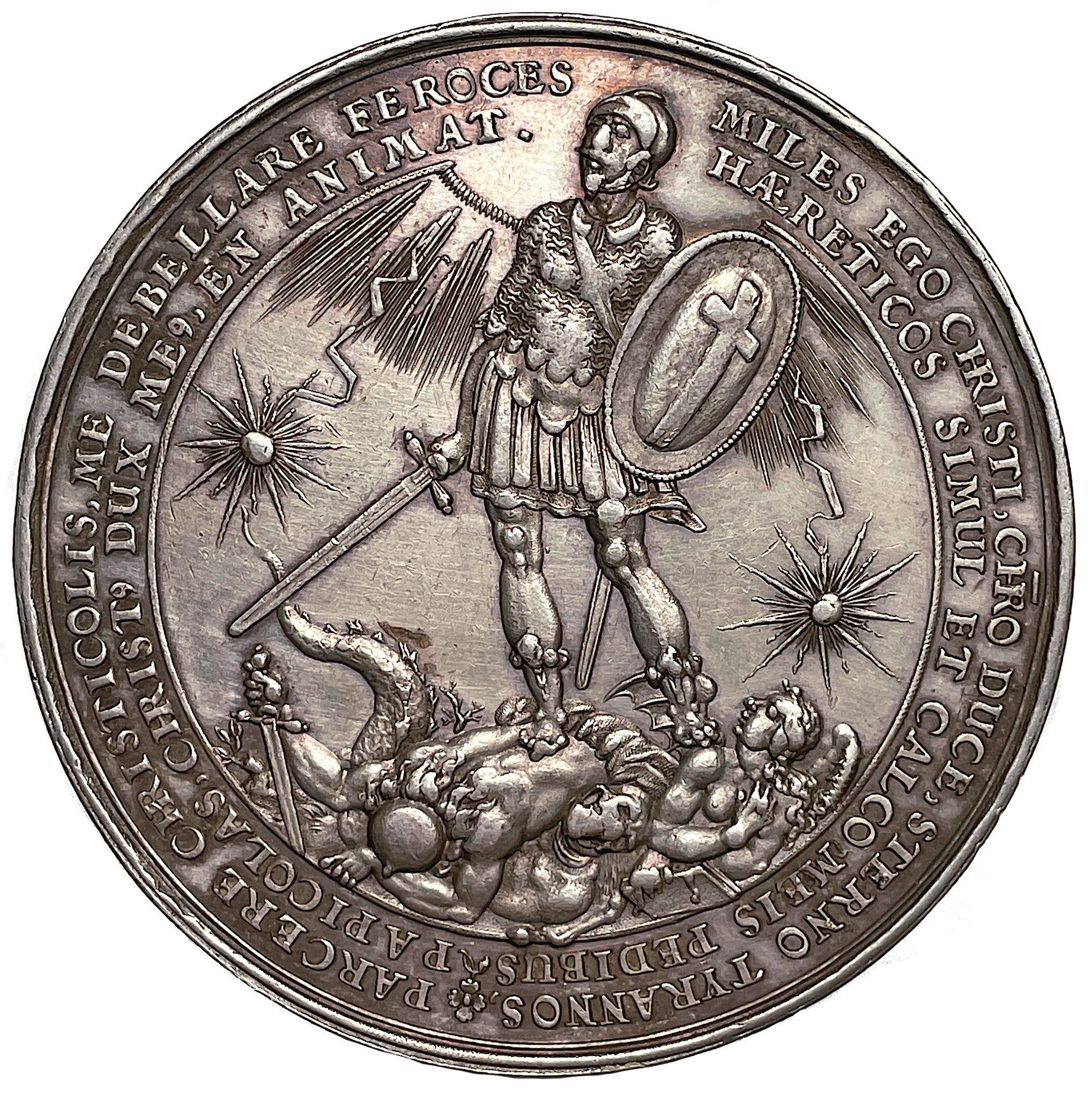 Gustav II Adolf 1631 - Tyska protestanternas glädjebetygelser över konungens segerrika kamp mot trosfienlighetens fiender av Sebastian Dattler