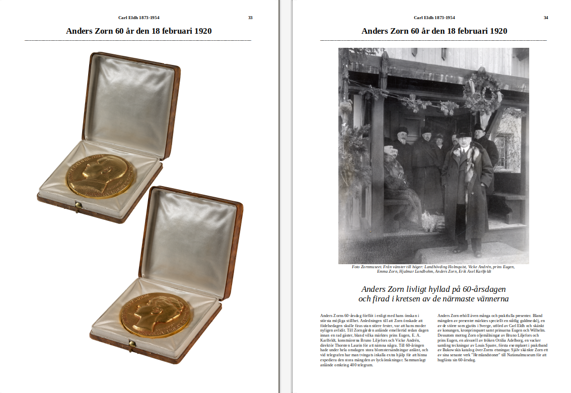 Medaljer och konstnärer - En annorlunda bok - 414 sidor - Färg - A4 - Inbunden - Nominerad till bästa numismatiska bok i världen av IAPN!