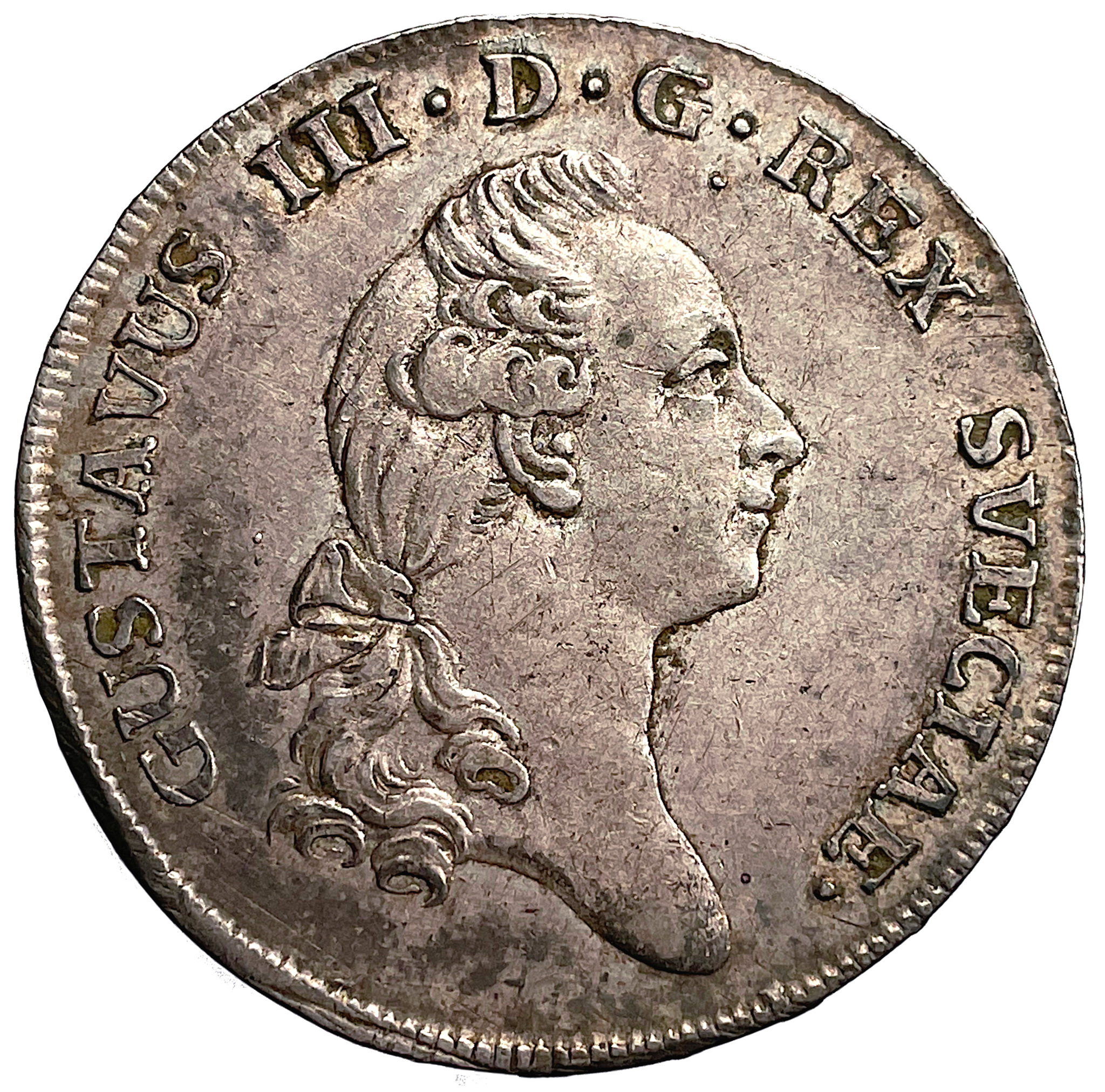Gustav III - 2/3 Riksdaler 1776