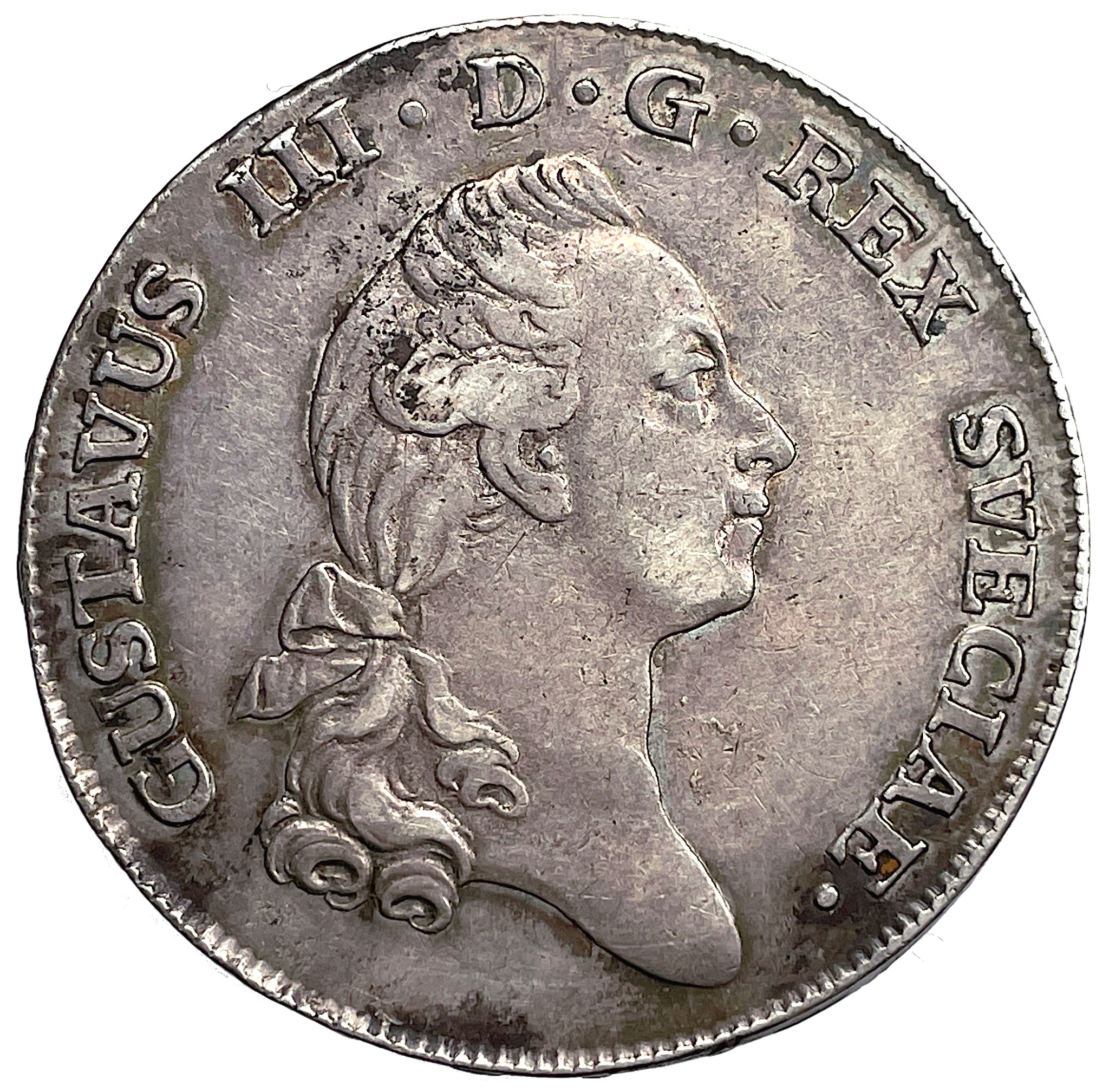 Gustav III - 2/3 Riksdaler 1779 - Trevligt exemplar