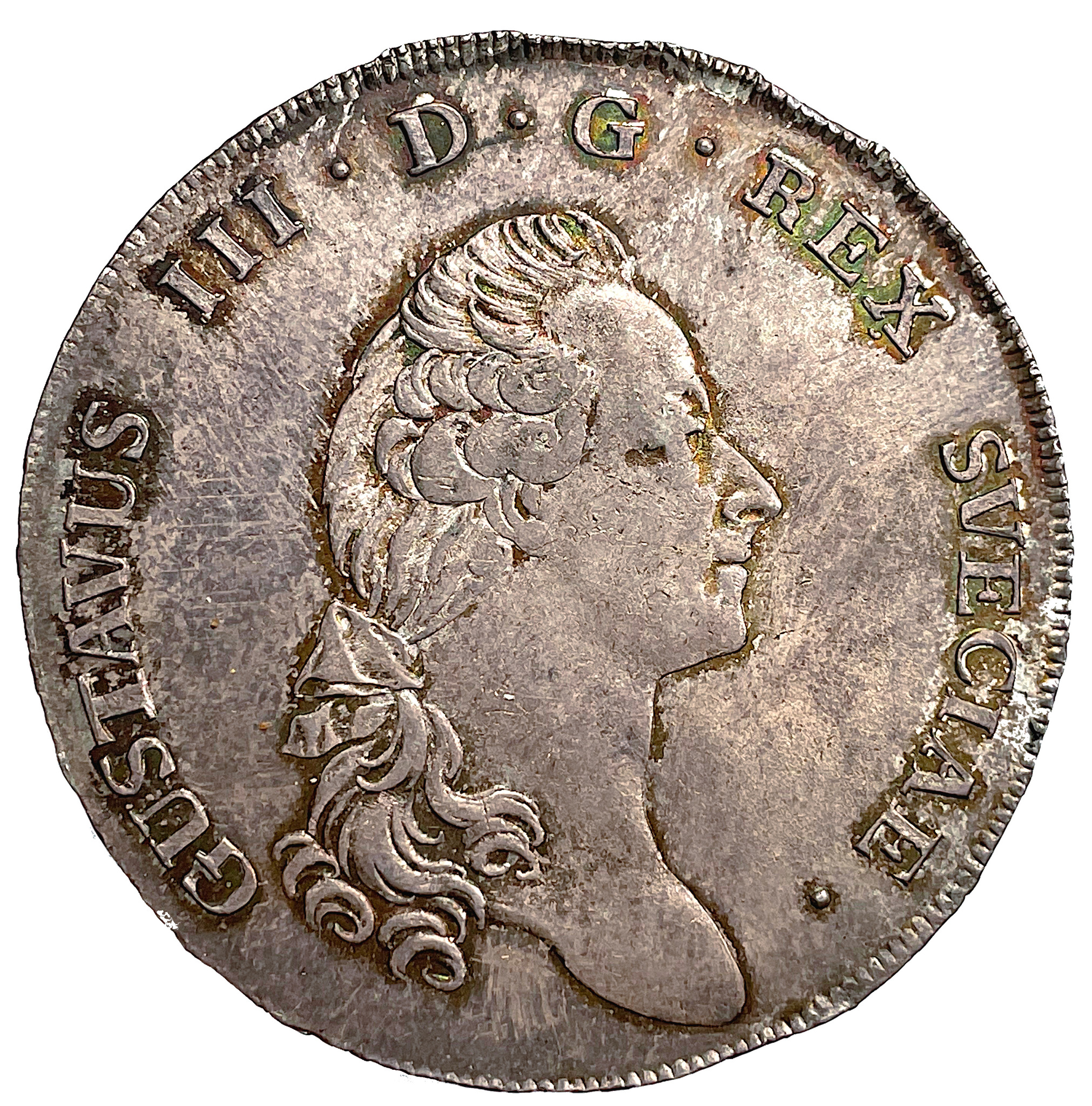 Gustav III, Riksdaler 1792 - OCIRKULERAT EXEMPLAR