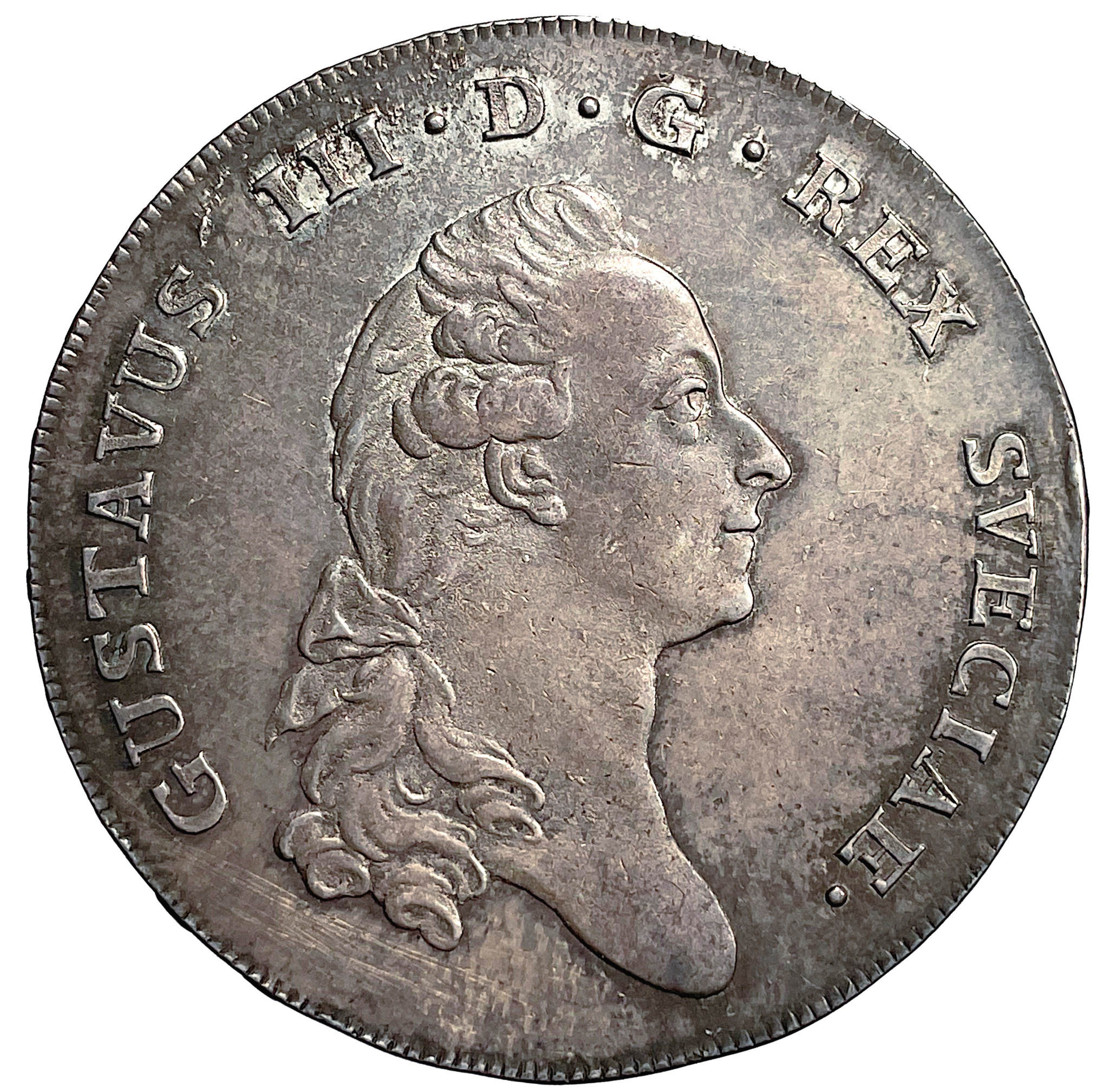 Gustav III - Riksdaler 1776 på 5 - Vackert exemplar