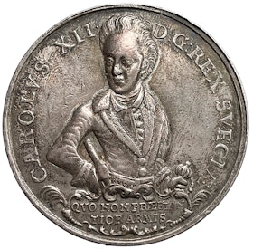 Karl XII:s segrar under åren 1700-1703 och därmed vunna hjälterykte av Georg Hautsch